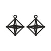 Hyper Octahedron Earrings with Chains
