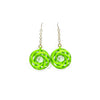 Twisted Torus Earrings Large with Chains