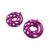 Twisted Torus Earrings Large without Chains