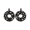 Twisted Torus Earrings Small with Chains