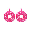 Twisted Torus Earrings Small with Chains