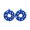 Twisted Torus Earrings Large with Chains